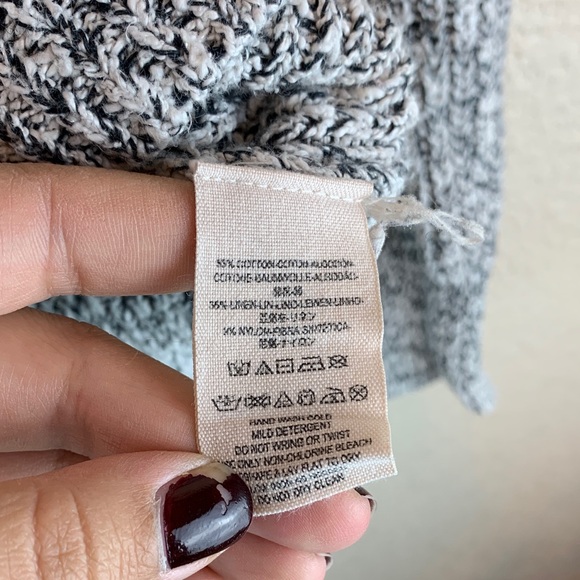 Free People womens crewneck sweater sz s/p casual preppy school fall winter - Picture 4 of 7